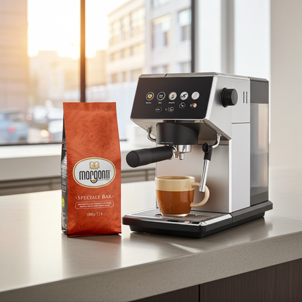 Caffè Morganti Speciale Bar 1 kg Kaffeebohnen für Siebträger, Gastrobetriebe und Büros in der Schweiz.