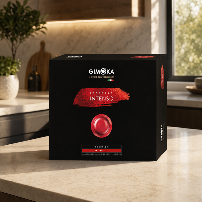 ESPRESSO INTENSO Pads für Nespresso Professional mit kräftigem Röstprofil und intensivem Geschmack