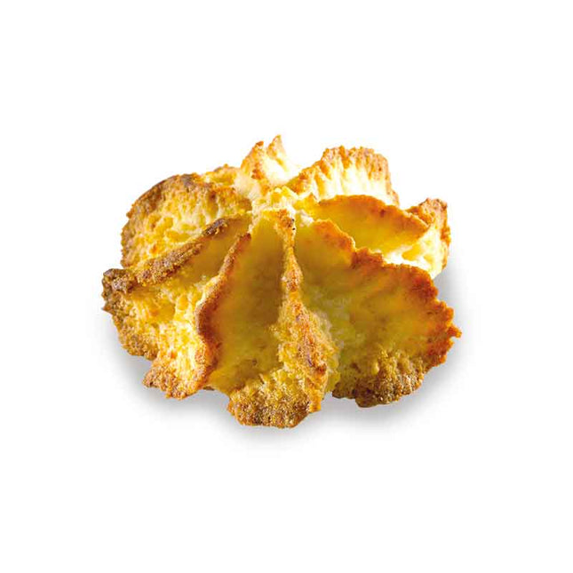 Bristot Pan di Cocco 200 g italienisches Kokosgebäck neben einer Tasse Espresso