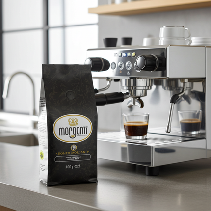 Premium-Arabica von Morganti Romeo für Espresso-Liebhaber, Gastronomie und Fachhandel in der Schweiz.