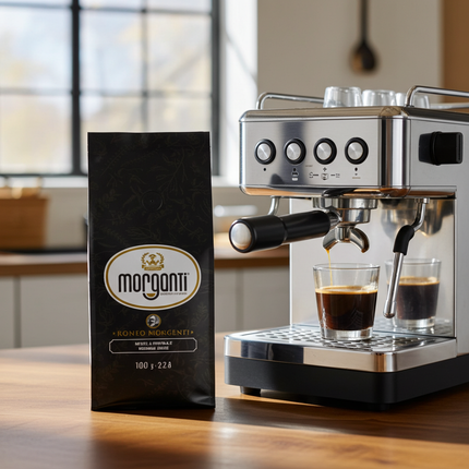 Italienische Morganti Romeo 100% Arabica Kaffeebohnen für Restaurants, Hotels und Cafés in der Schweiz.