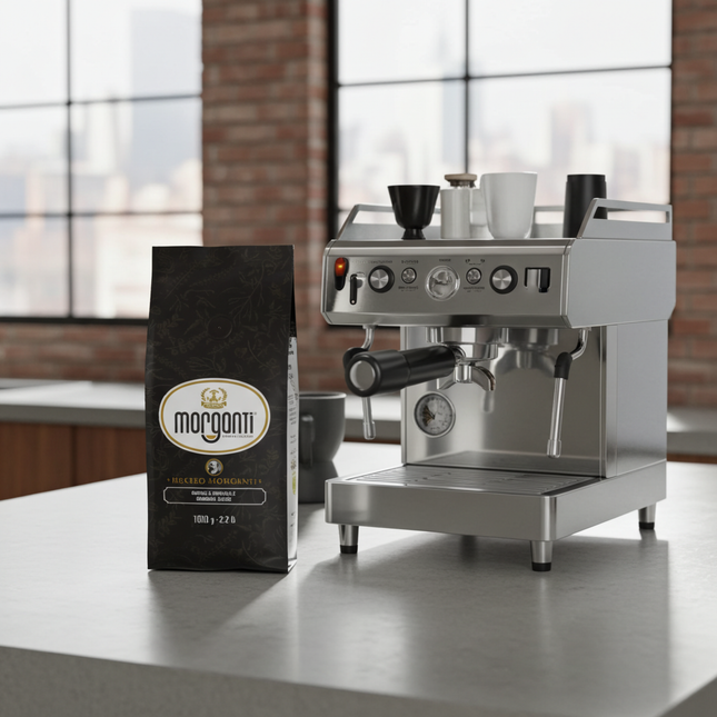 Caffè Morganti Romeo 100% Arabica 1 kg Kaffeebohnen für Espresso, Café Crème und Cappuccino in der Schweiz.