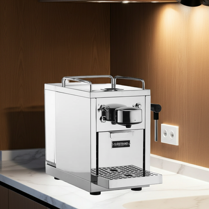 Silberne Sjöstrand Nespresso Kaffeemaschine