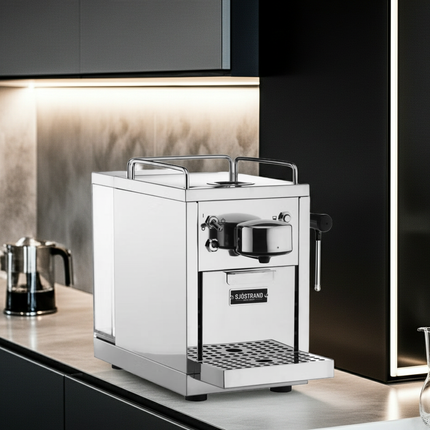 Sjöstrand Nespresso Maschine Edelstahl Silber