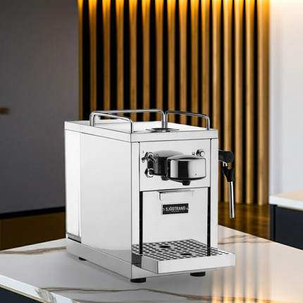 Sjöstrand Kapselmaschine kompatibel mit Nespresso in Silber