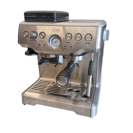 Solis Typ 114 Kaffeemaschine gebraucht – kompakte Espressomaschine für Espresso & Cappuccino mit 3 Monaten Garantie