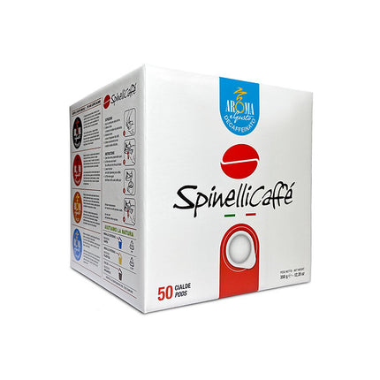 Koffeinfreier italienischer Espresso Spinelli DECA – milde Säure und sanfte Röstaromen in E.S.E. Qualität