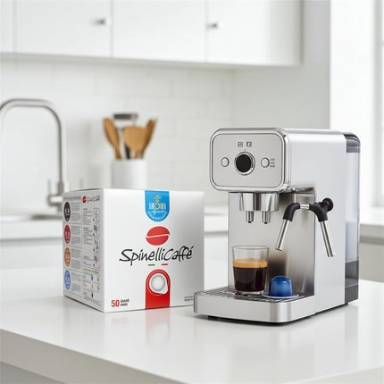 Spinelli DECA 50er Vorratspack – koffeinfreie Kaffeepads für zu Hause und das Büro bei kaffeegeniesser.ch