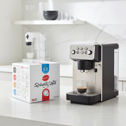 Spinelli Caffè DECA Kaffeepads – authentischer Espresso-Geschmack ganz ohne Koffein für Schweizer Kaffeeliebhaber