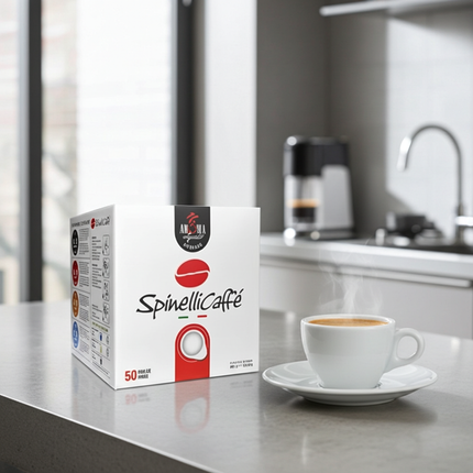 Spinelli INTENSO Kaffeepads 44mm E.S.E. Standard – Kompatibel mit allen gängigen Pad-Maschinen