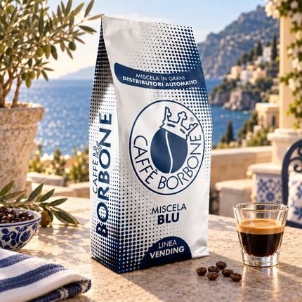 Caffè Borbone Blu Vending 30/70 Kaffeebohnen mit kräftigem Geschmack und cremigem Körper