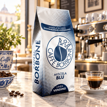 Caffè Borbone Blu Vending 30/70 Kaffeebohnen in der originalen Produktverpackung
