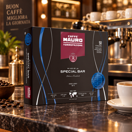 Caffè Mauro Special Bar mit 50 Kapseln für Nespresso Professional© und kräftigem Espressoaroma