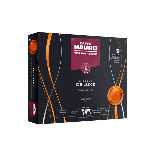 Vorteilspackung 50 Kapseln Caffè Mauro De Luxe – Schweizer Fachhändler kaffeegeniesser.ch