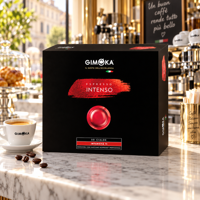 ESPRESSO INTENSO Pads für Nespresso Professional mit kräftigem und vollmundigem Geschmack