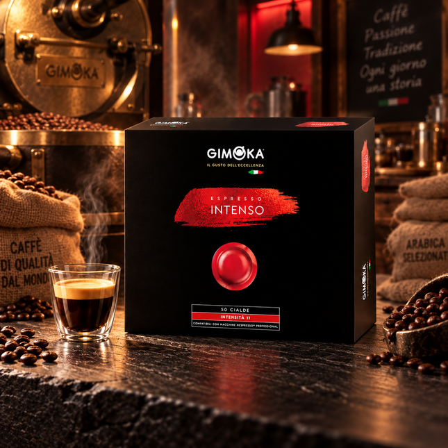Packung ESPRESSO INTENSO Pads für das Nespresso Professional Kaffeesystem