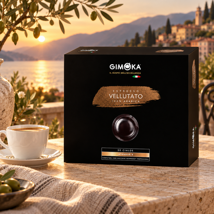 Packung ESPRESSO VELLUTATO Pads für das Nespresso Professional Kaffeesystem