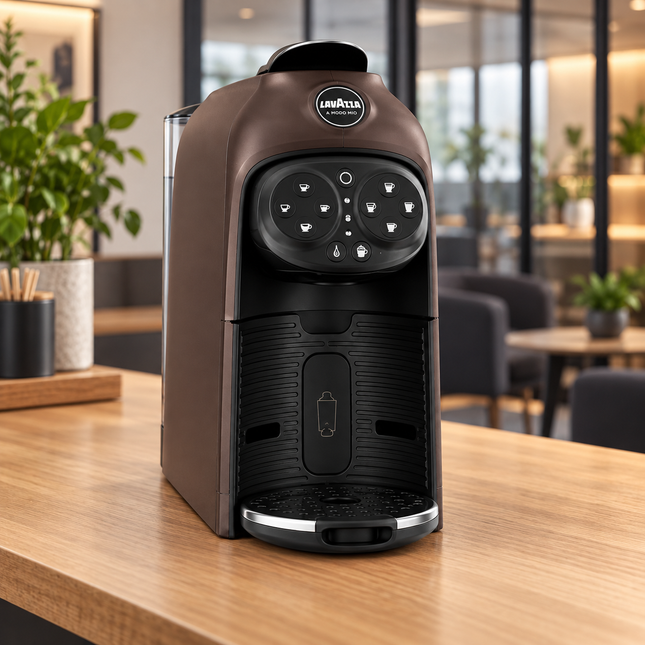 Lavazza LM 950 Deséa Brown Walnut Kapselmaschine für Lavazza A Modo Mio Kapseln