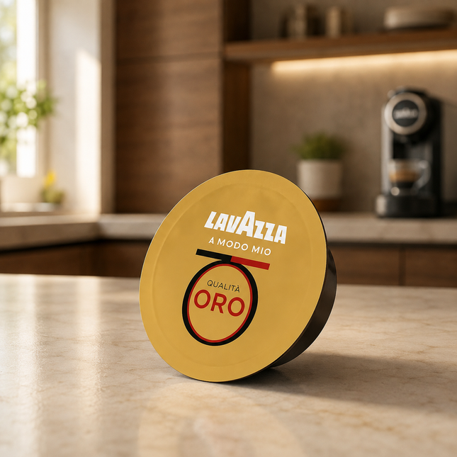 Lavazza A Modo Mio Qualità Oro 100 % Arabica mit feiner Crema und eleganten Frucht- und Blütennoten