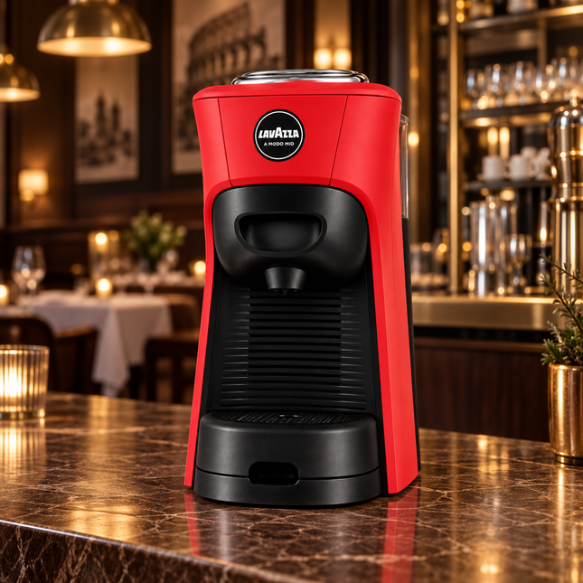 Lavazza LM 840 Tiny Red kompakte Kapselmaschine für Lavazza A Modo Mio Kapseln