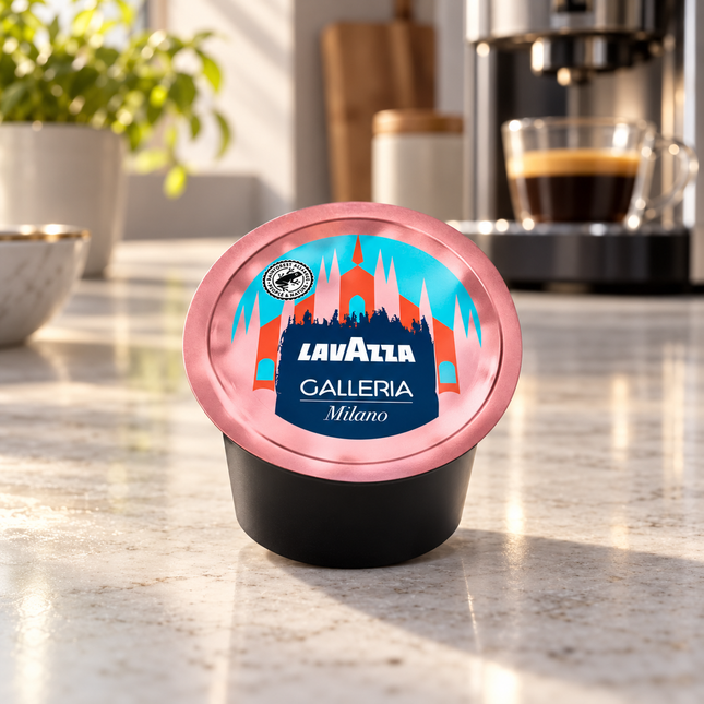 Lavazza BLUE Galleria 100% Arabica Kapseln für einen aromatischen Espresso mit feiner Crema und elegantem Körper