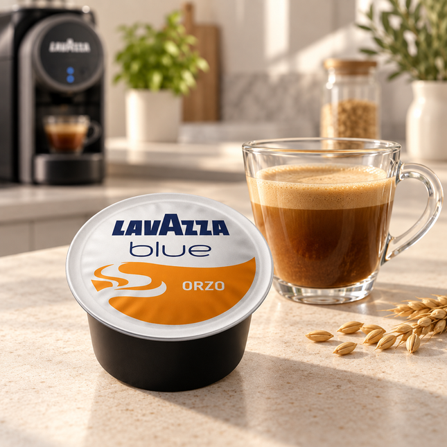 Lavazza BLUE Orzo Kapseln für ein mildes, koffeinfreies Gerstengetränk zu jeder Tageszeit
