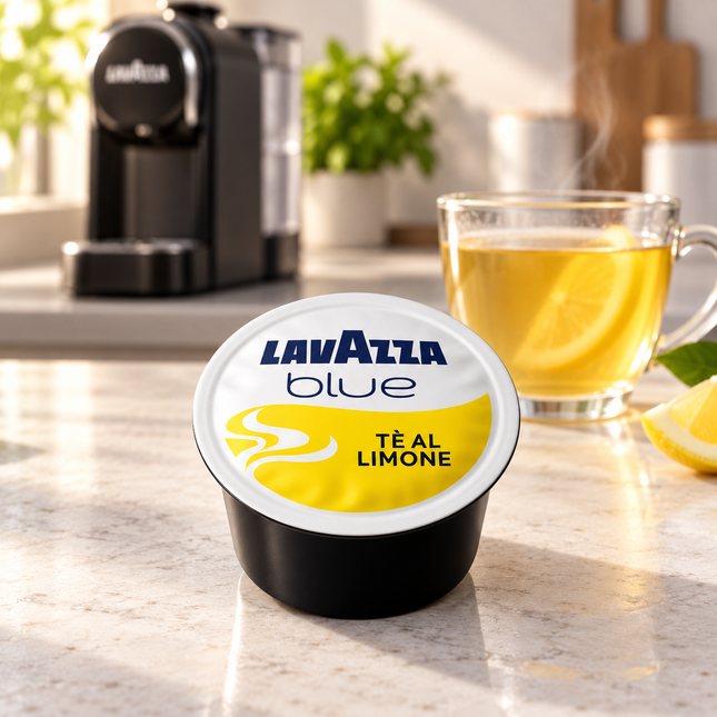 Lavazza BLUE Tè al Limone Kapseln für ein erfrischendes Zitronenteegetränk aus der Lavazza BLUE Maschine