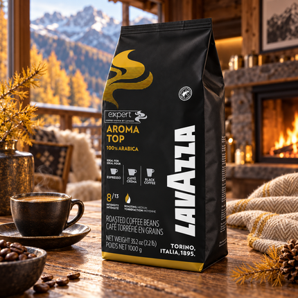Lavazza Aroma Top 1 kg Kaffeebohnen für Kaffeevollautomaten, Siebträger und Caffè Crema