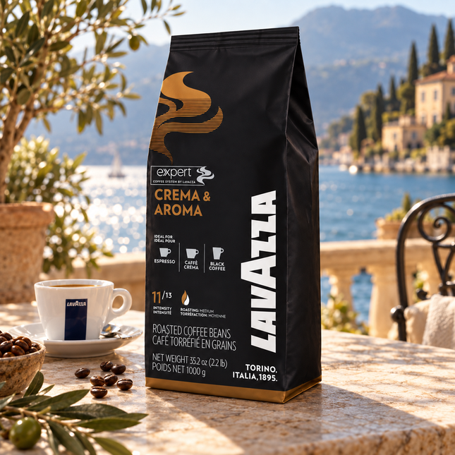Lavazza Crema & Aroma 40/60 Kaffeebohnen in der originalen 1-kg-Verpackung