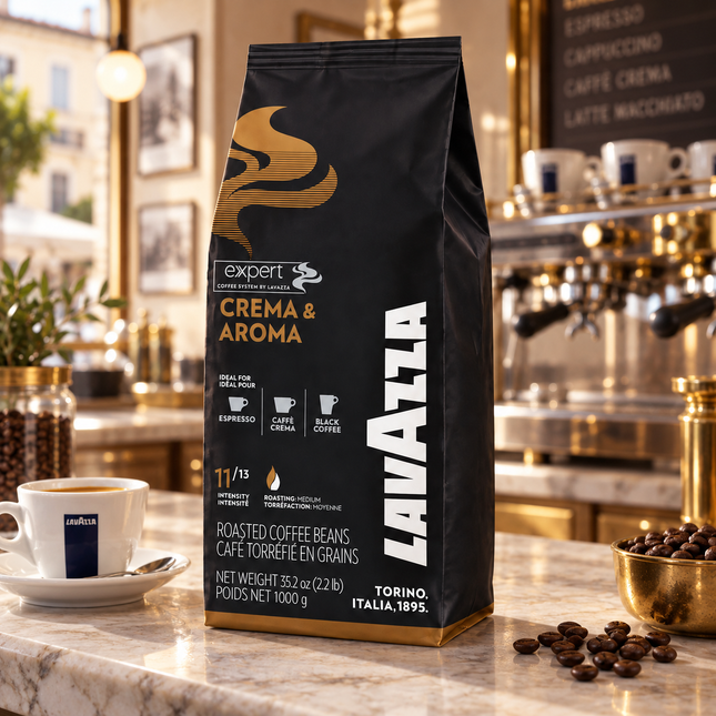 Lavazza Crema & Aroma 40/60 1 kg Kaffeebohnen mit kräftigem und aromatischem Geschmack