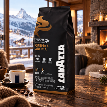 Lavazza Crema & Aroma 40/60 Bohnen für Kaffeevollautomaten, Siebträger und Caffè Crema