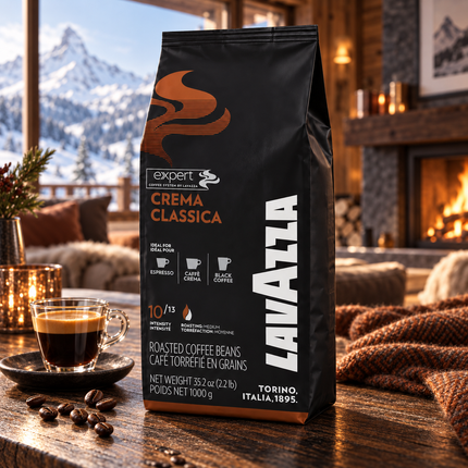 Lavazza Crema Classica 60/40 Bohnen für Kaffeevollautomaten, Siebträger und Caffè Crema