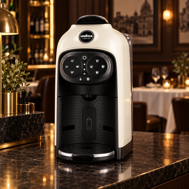 Lavazza LM 950 Deséa White Cream Kapselmaschine für Lavazza A Modo Mio Kapseln