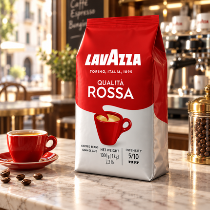 Lavazza Qualità Rossa 40/60 Kaffeebohnen in der originalen 1-kg-Verpackung