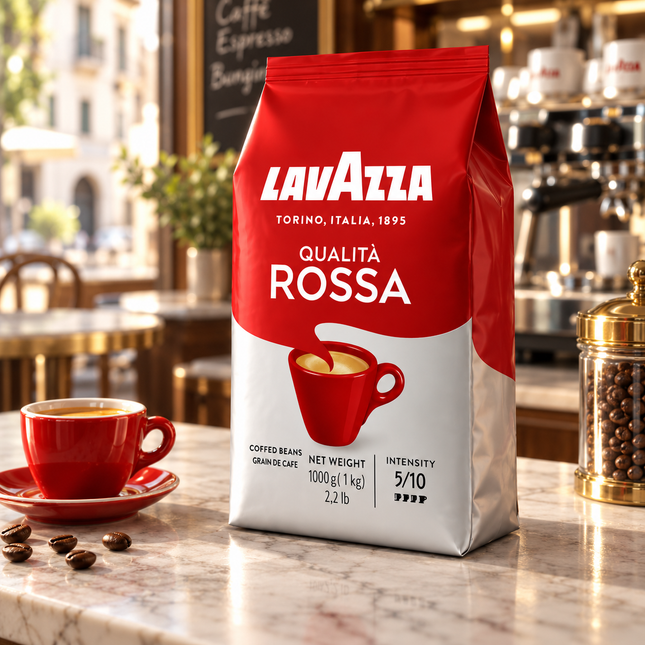 Lavazza Qualità Rossa 40/60 Kaffeebohnen in der originalen 1-kg-Verpackung