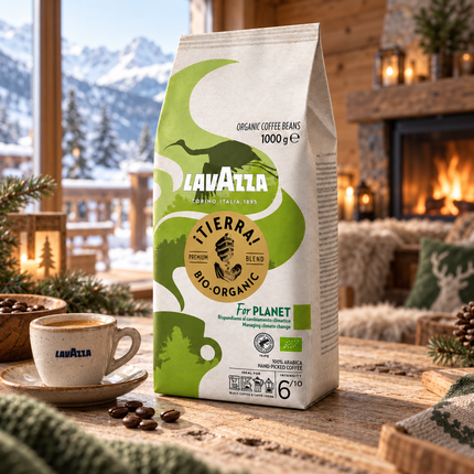 Lavazza ¡Tierra! Bio-Organic Arabica-Bohnen für aromatischen Espresso mit feiner Crema