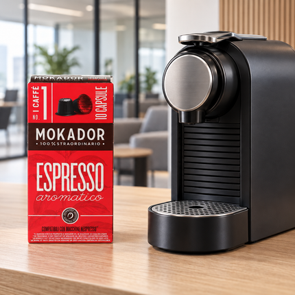 Mokador Aromatico Nespresso* kompatible Kaffeekapseln in der originalen 100er-Packung aus Italien