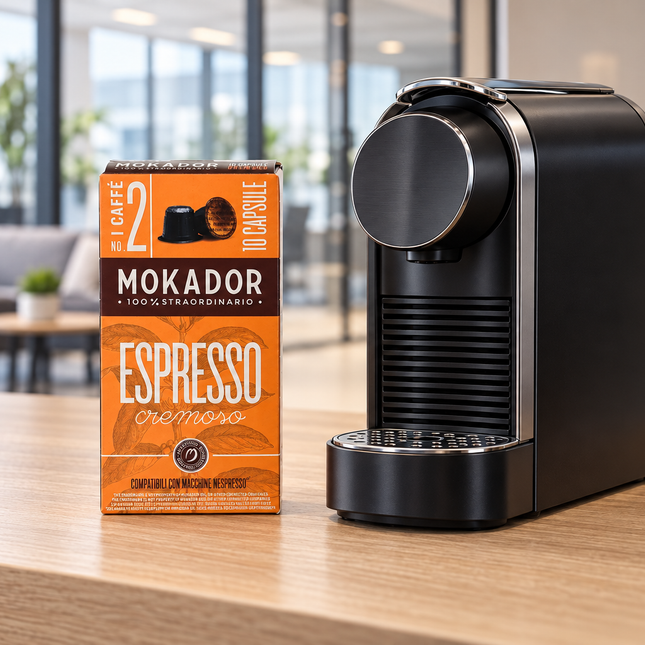 Mokador Cremoso Nespresso* Original kompatible Kaffeekapseln in der 100er-Packung aus Italien