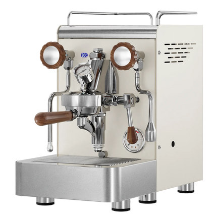 Elba Gentile RAL 1013 Espressomaschine – italienischer Siebträger mit PID und edlem Creme-Finish