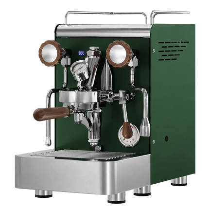 Elba Gentile RAL 6009 Espressomaschine – italienischer Siebträger mit PID in edlem Tannengrün