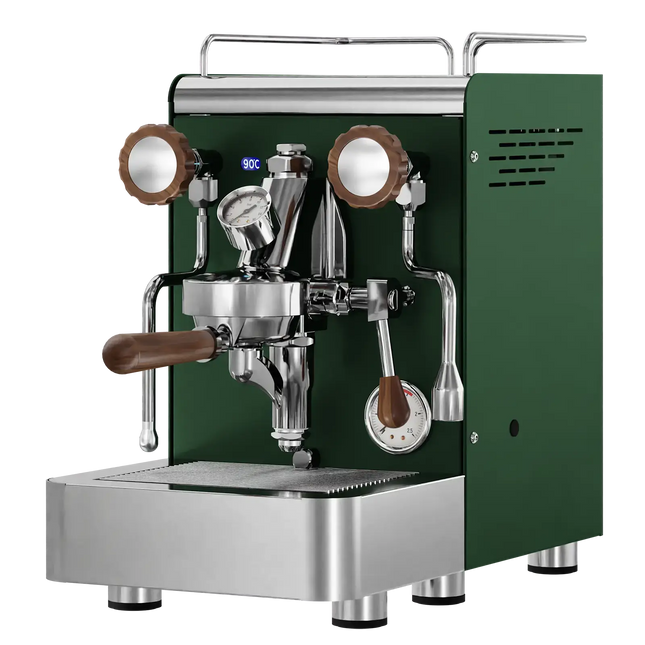 Elba Gentile RAL 6009 Espressomaschine – italienischer Siebträger mit PID in edlem Tannengrün